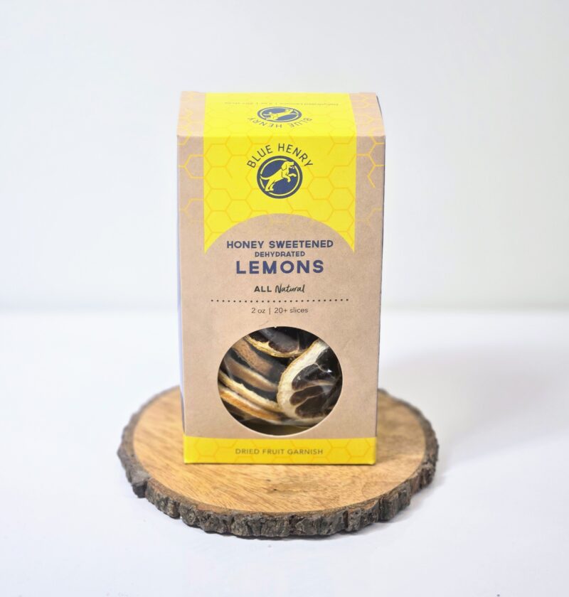 bluehenry honey sweetened dehydrated lemons